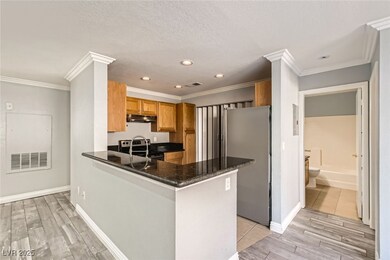 Kitchen with stainless steel appliances, under cab