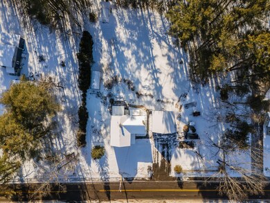 Exterior aerial with land