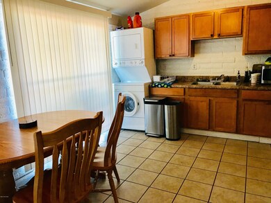 kitchen with patio door