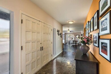 Foyer w/ marble flooring