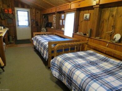 Inside the front of the cabin.... sleeping arrange