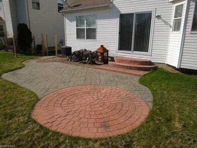 Stamped Patio in Backyard!