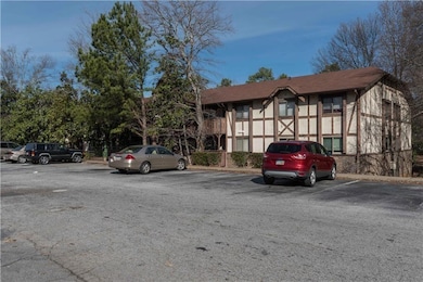 View of uncovered parking lot