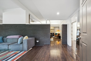 Classic Mid-Century modern details like this brick