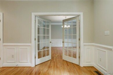 French doors to formal dining room.