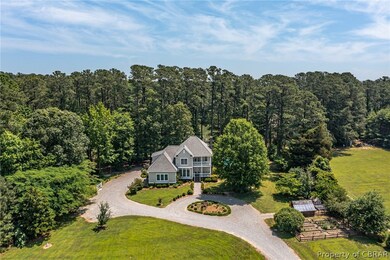 Aerial view of front