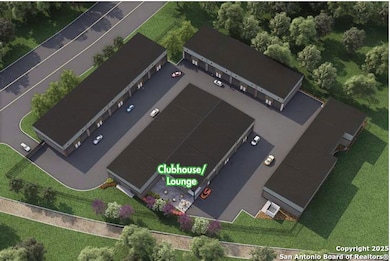 Aerial view - clubhouse and entry