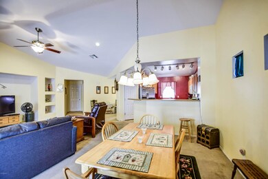 Dining to living area