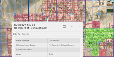 Map / location with property parcel outlined