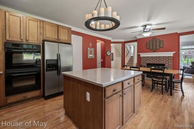 Beautiful kitchen with spacious island and seating.