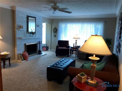 Plenty of room to entertain in this living room.