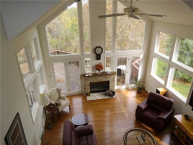 Here's a great view of the Great Room from a vanta