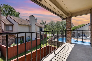 Balcony at dusk