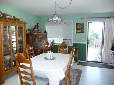 Dining Room with slider onto deck
