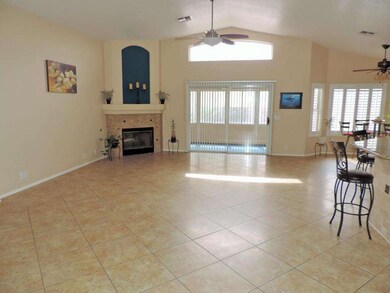 Great Open View from Front Door to Patio