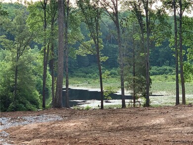 Yard overlooking water