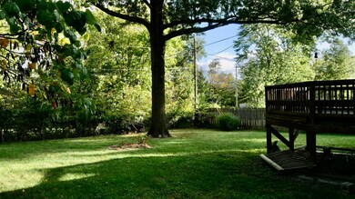 Large fenced yard