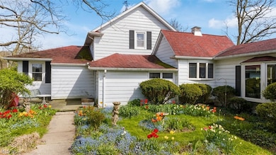 View of rear view of property