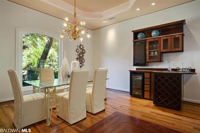 Large dining room perfect for formal occasions.
