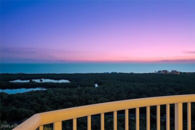 Dusk view from the balcony
