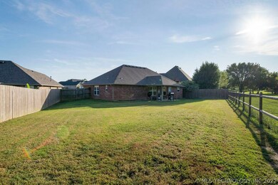 Large back yard