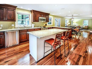 Kitchen. Custom cherry cabinets with soft close an