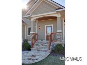 Stone walk and front Porch