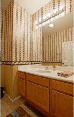 First Floor Powder Room for guests. 