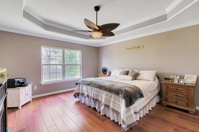 Master Bedroom with tray ceiling
