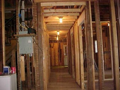 View View of inside framed walls