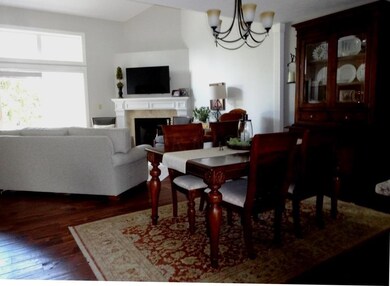 Dining open to great room