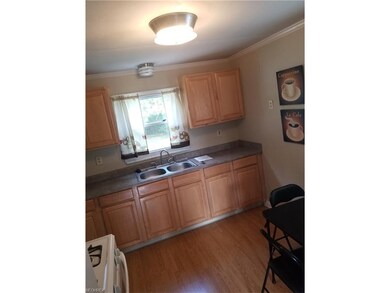 Kitchen contains remodeled light maple toned cabin