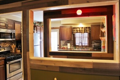 View from Living room to kitchen