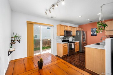 Dining Room Flows into the Kitchen