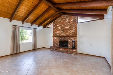 Family Room w/ Vaulted Ceiling