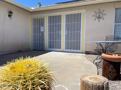 Front patio area