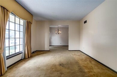 Carpeted Living Room with Large picture window