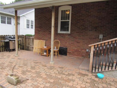 Rear covered patio