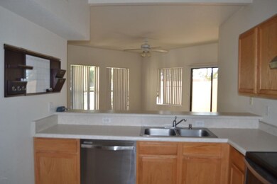 VIEW FROM KITCHEN TO GREAT ROOM