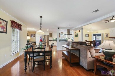 Open floor living area.