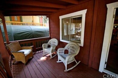 Rocking chairs on covered porch