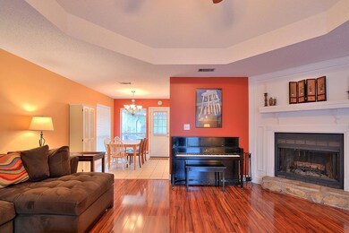 View of the Kitchen from the Living Room.