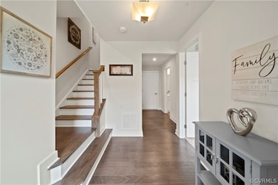 First Floor Foyer from Garage or Courtyard