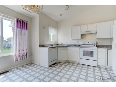 Kitchen with new stove