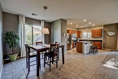 dining and kitchen