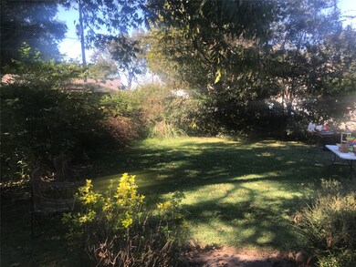 Looking out from the front porch