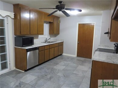Kitchen shown empty