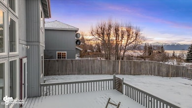 South facing back deck