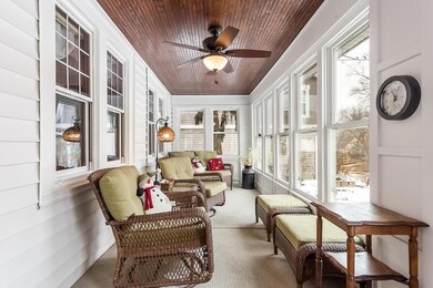 Enclosed porch on front