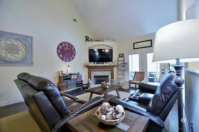Great room with fireplace